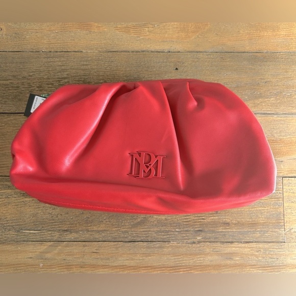 BADGLEY MISCHKA Vegan Leather LOGO CROSSBODY red bag - Picture 1 of 11